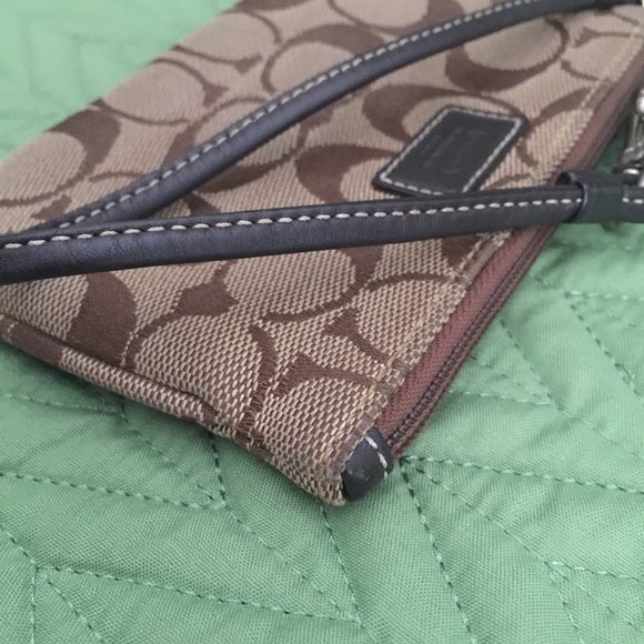 Coach Signature Wristlet - Picture 8 of 8